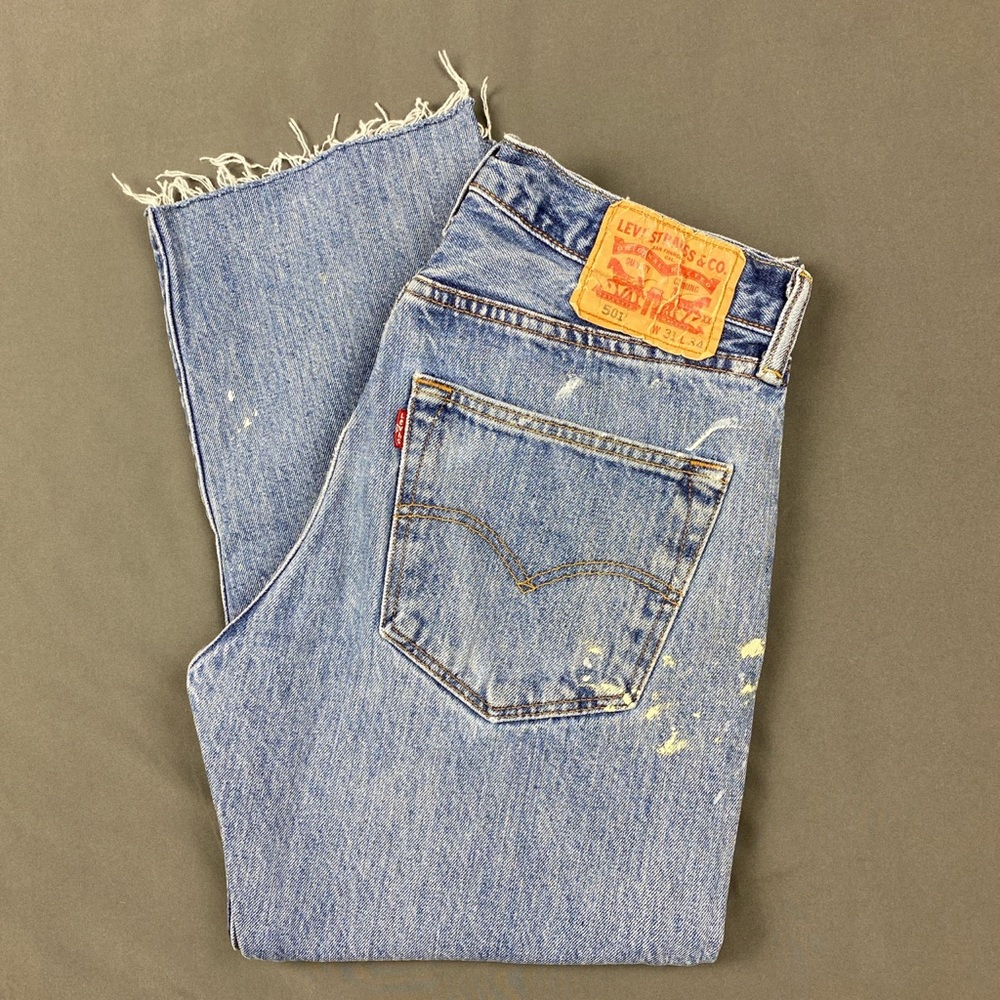 Paint Distressed 501 Levi’s 💫
